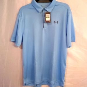 Under Armour Tech Polo Light Blue Size L